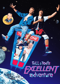 Bill & Ted's Excellent Adventure Poster